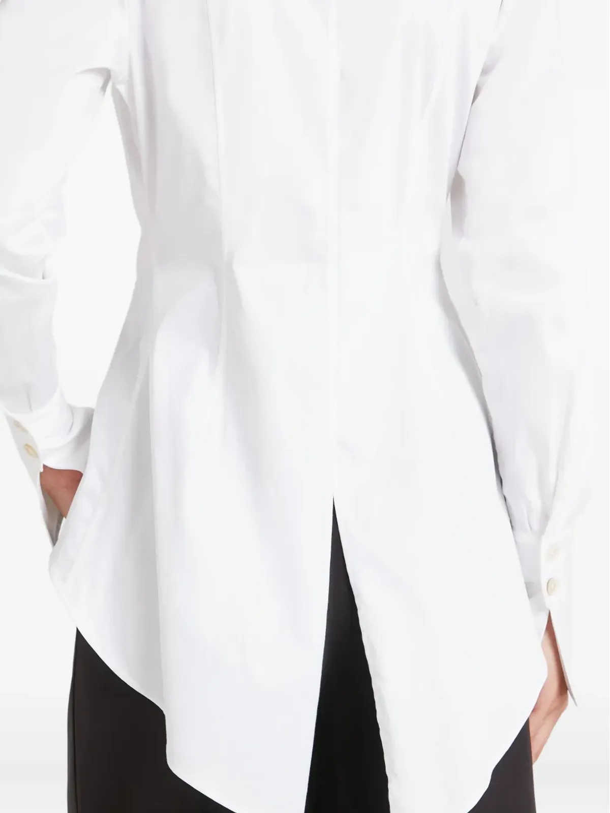Temperley London ボウタイ付きシャツ - 画像4