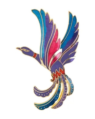 Susan Caplan Vintage Paradise Bird ブローチ - サムネイル1