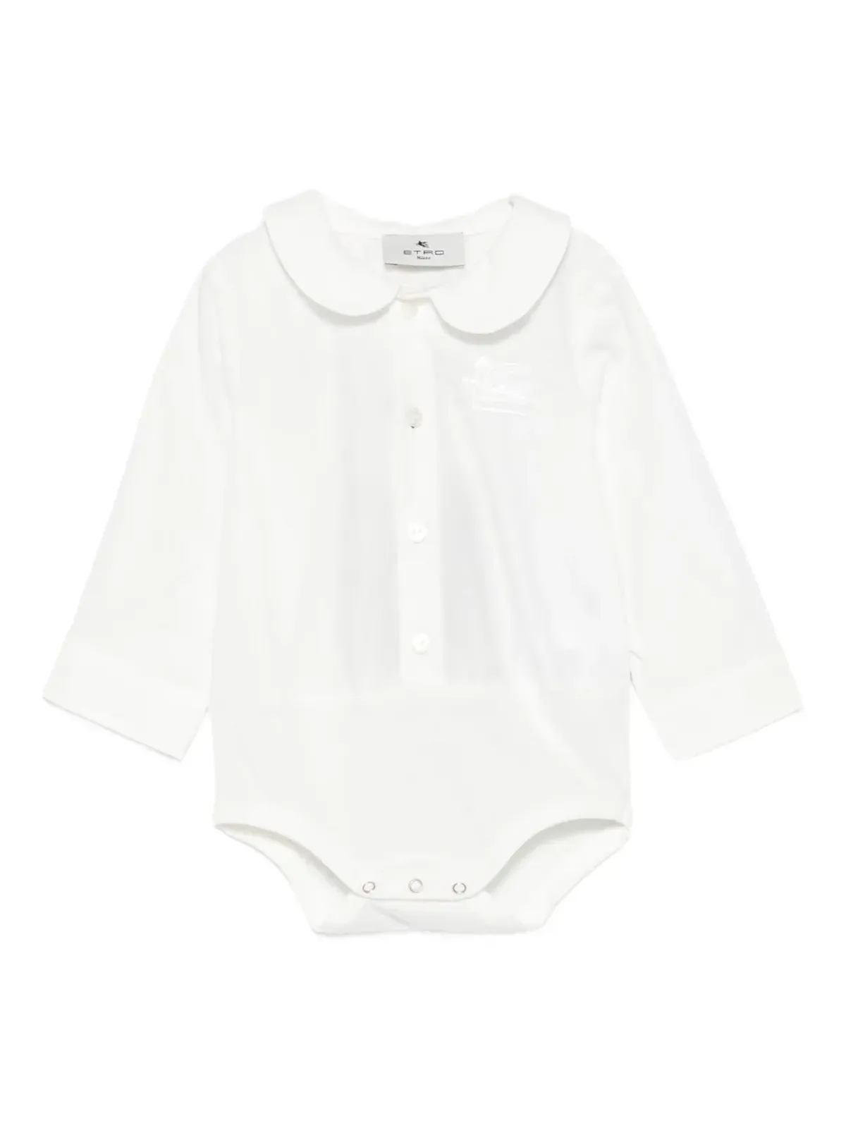 ETRO KIDS ピーターパンカラー ボディスーツ - 画像1
