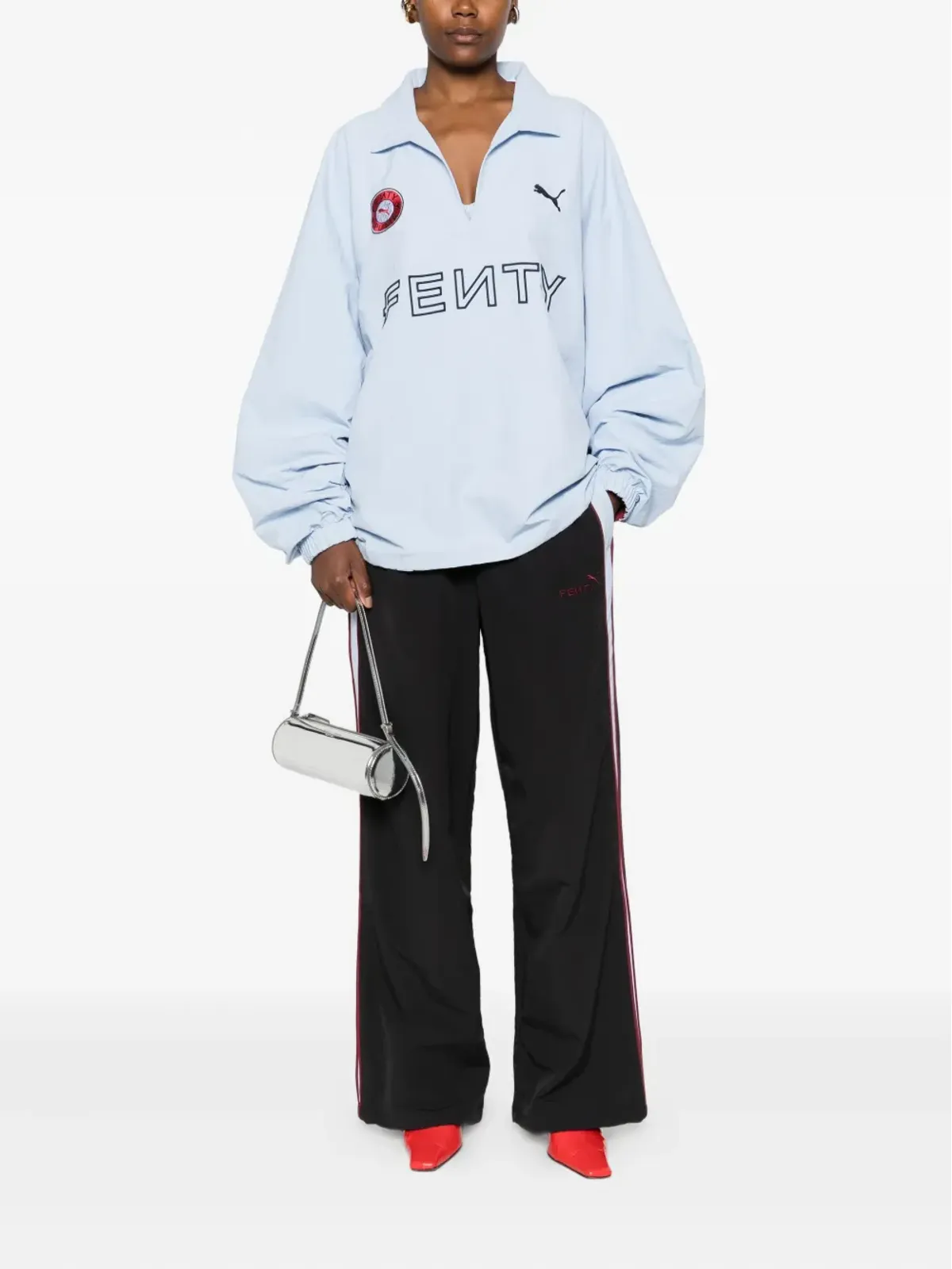 FENTY サイドストライプ エラスティテッド トラックパンツ - 画像2