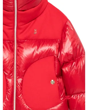 Herno Kids キルテッドハイネックパディッドジャケット - サムネイル3