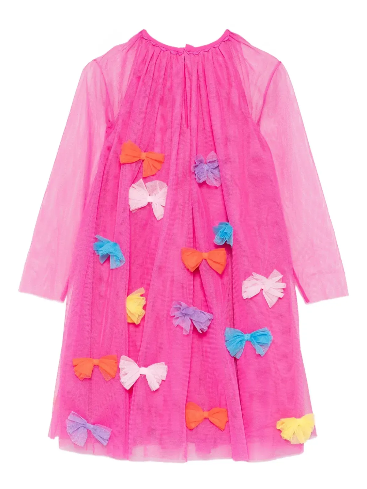 Stella McCartney Kids ボウ装飾チュールドレス - 画像2