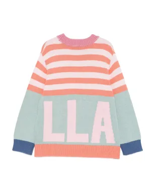 Stella McCartney Kids 丸首セーター - オレンジ - サムネイル2