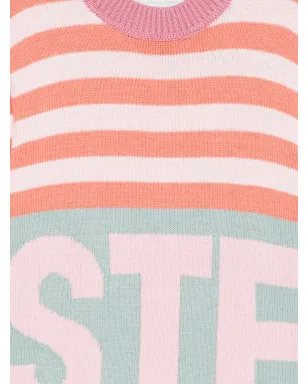 Stella McCartney Kids 丸首セーター - オレンジ - サムネイル3