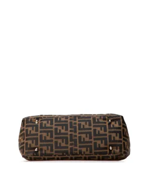 Fendi Pre-Owned ビンテージ 20世紀 Zucca キャンバス ツインズ トートバッグ ブラウン - サムネイル4