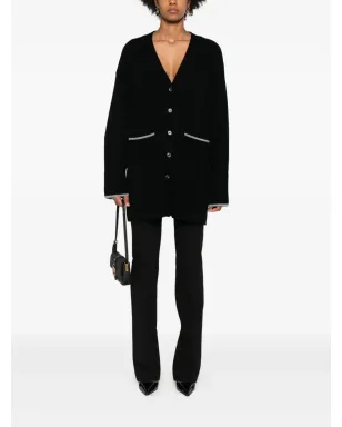 PINKO リブ編みニットカーディガン - サムネイル2