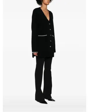 PINKO リブ編みニットカーディガン - サムネイル3