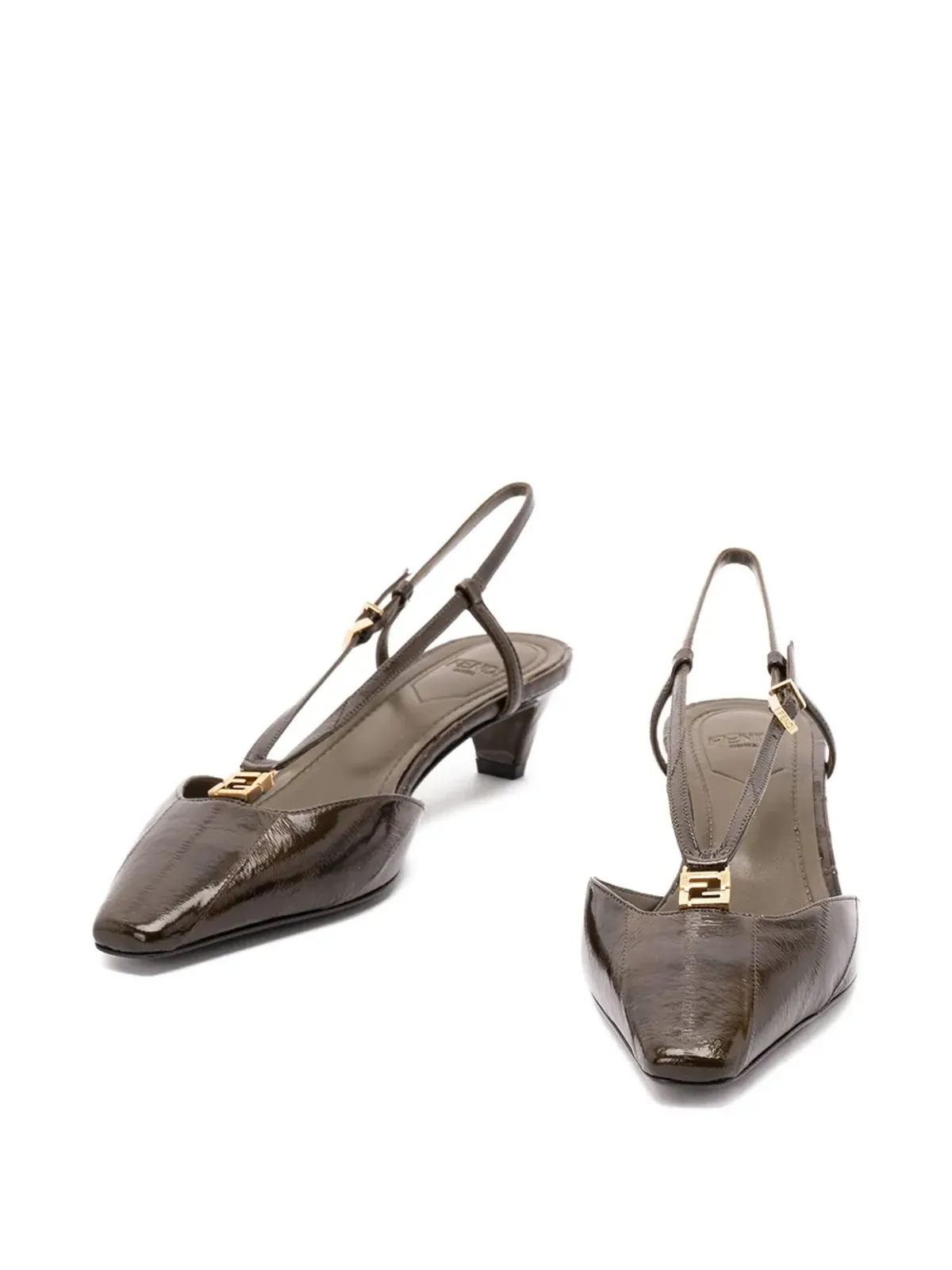 FENDI FFold ヒールパンプス - 画像4