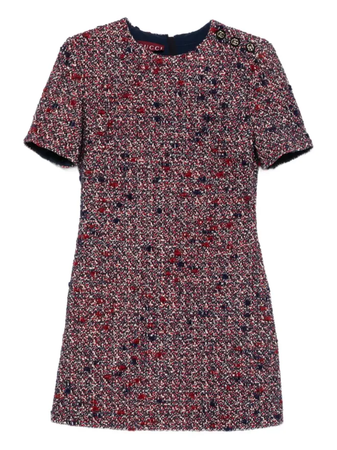 Gucci Gucci ツイード ボタンディテール ドレスの商品画像