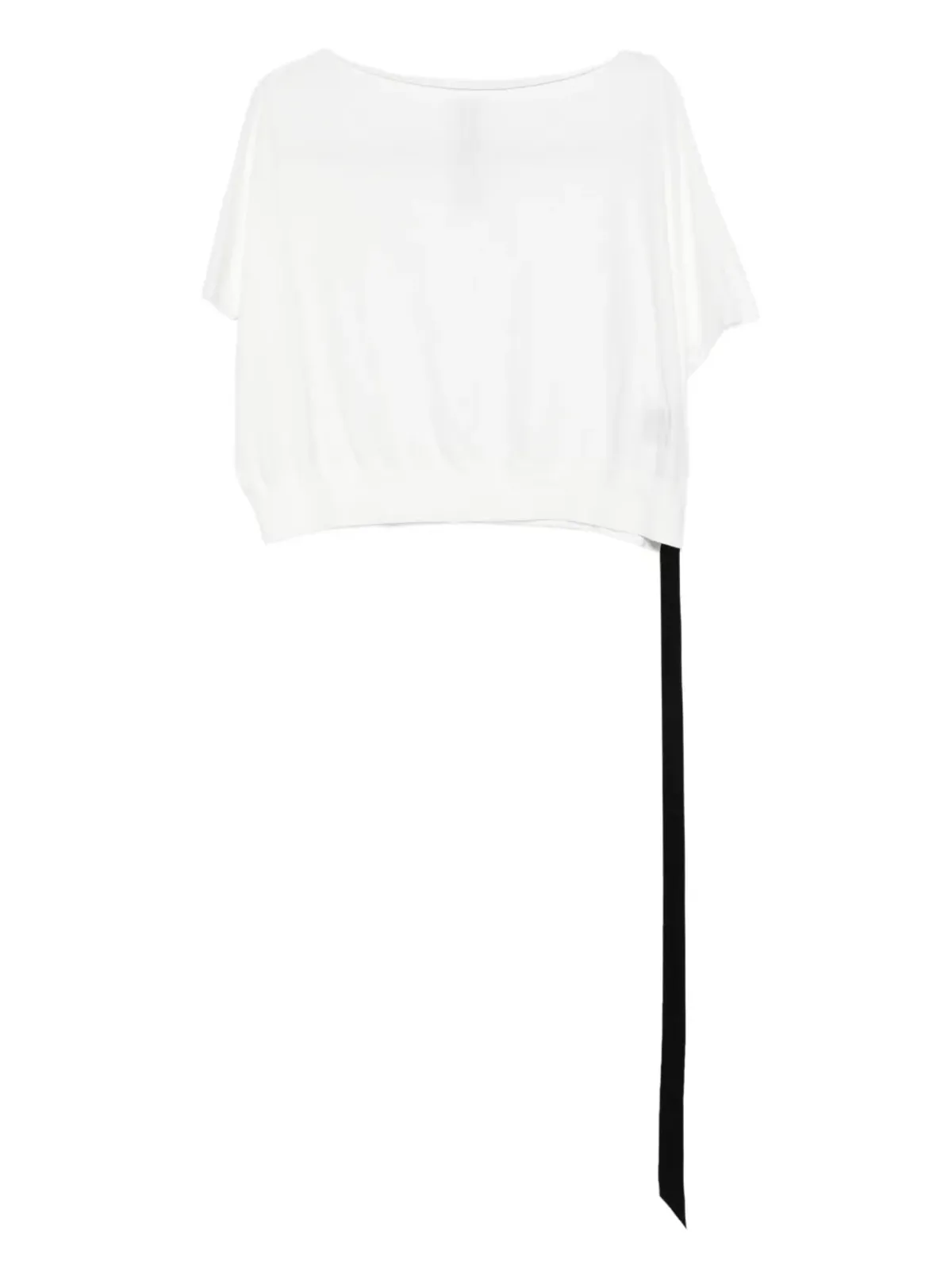 Rick Owens DRKSHDW ボートネック コットン トップス - 画像1