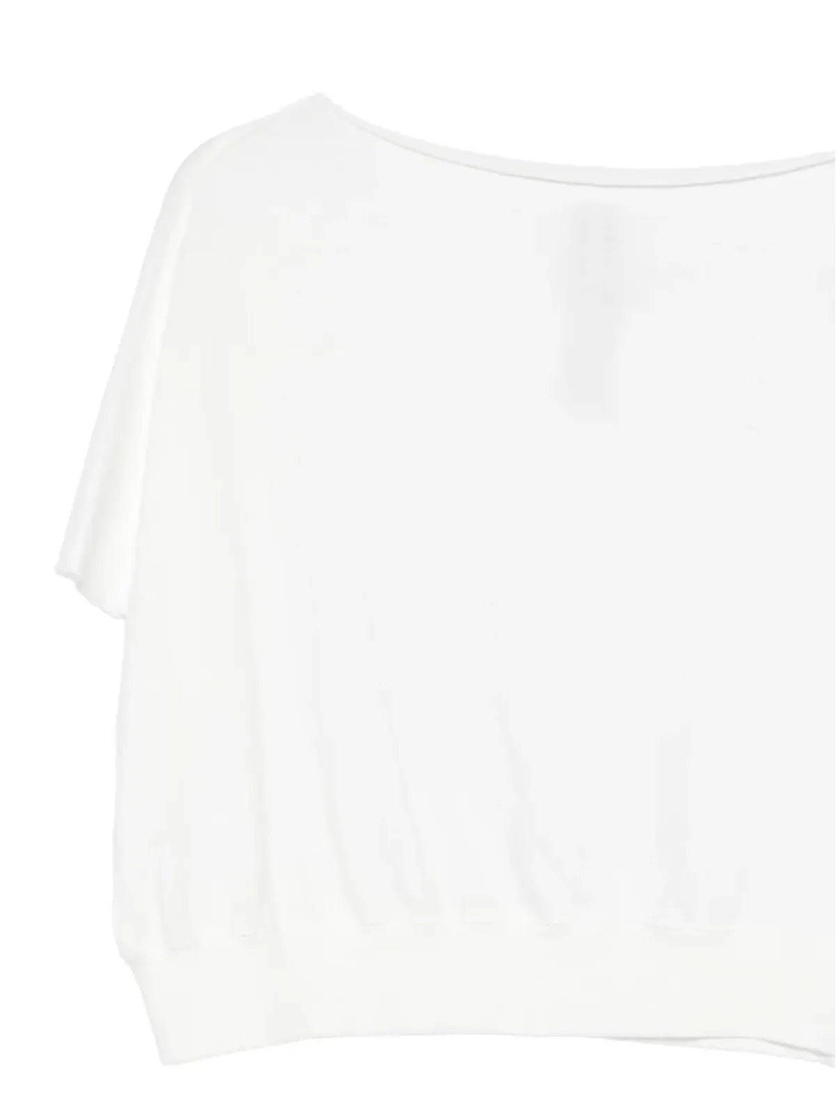Rick Owens DRKSHDW ボートネック コットン トップス - 画像3