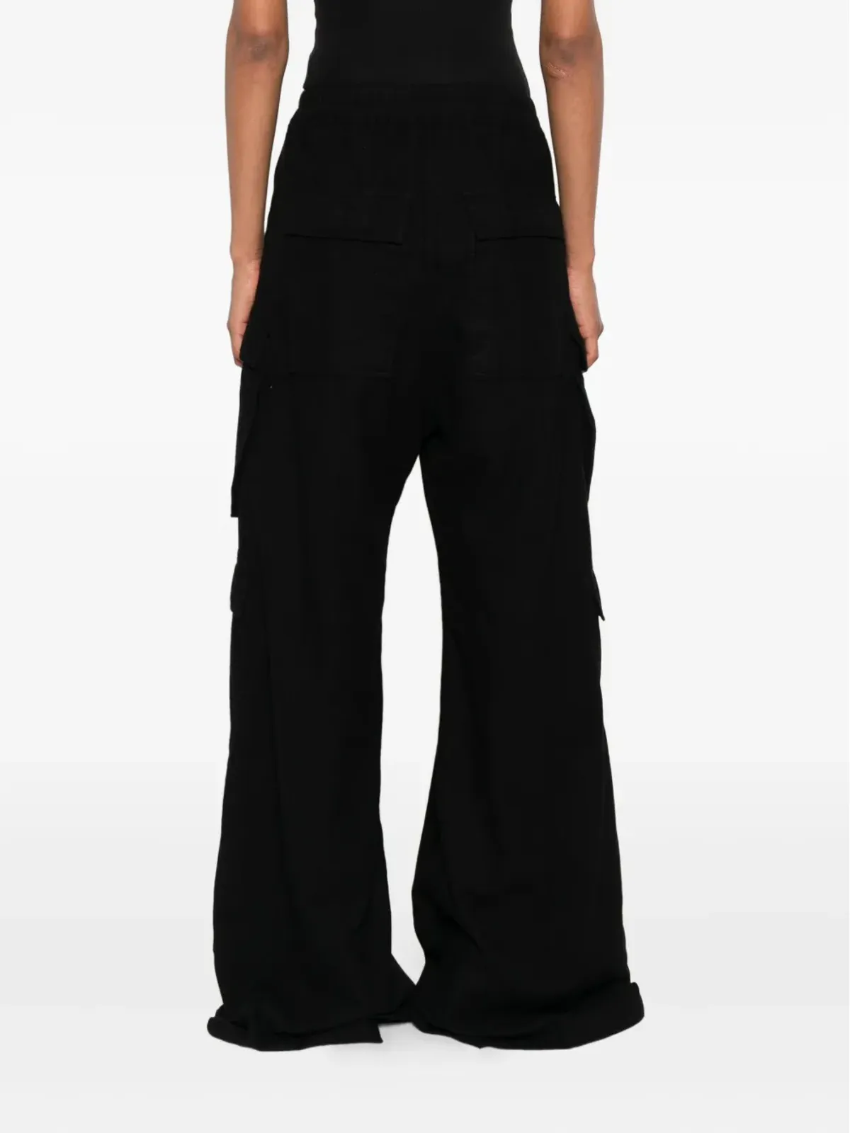 Rick Owens DRKSHDW ドローストリングカーゴパンツ - ブラック - 画像4