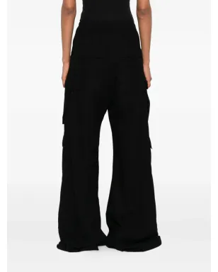 Rick Owens DRKSHDW ドローストリングカーゴパンツ - ブラック - サムネイル4
