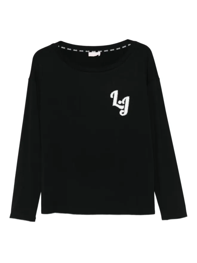 LIU JO LIU JO ロゴディテール ロングスリーブ トップの商品画像
