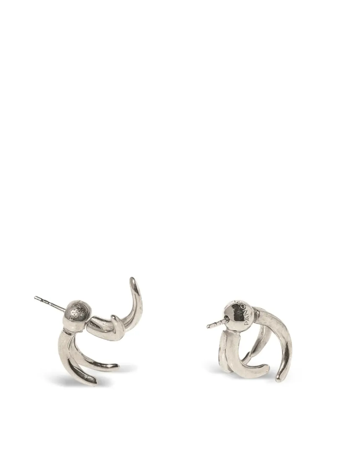 Panconesi 曲線ピアス - Silver - 画像3