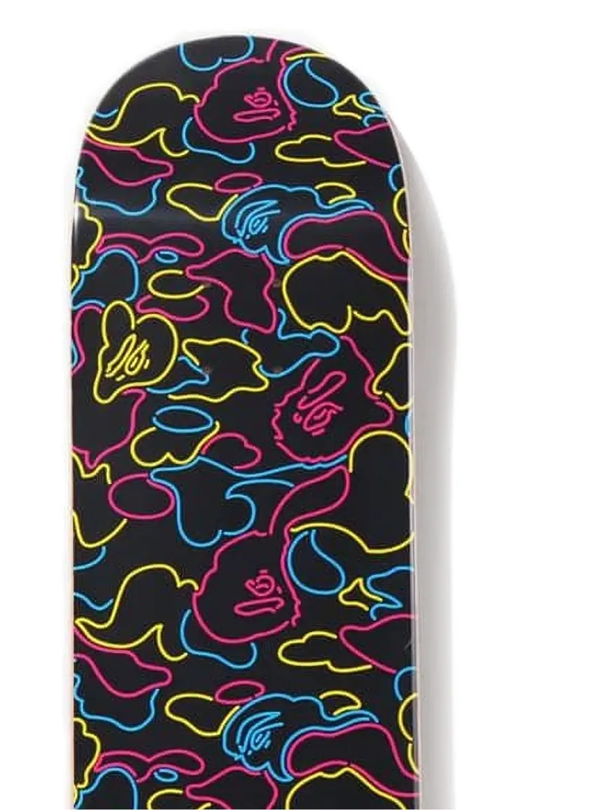 A BATHING APE® ネオン・グラフィック スケートボード - ブラック - 画像2