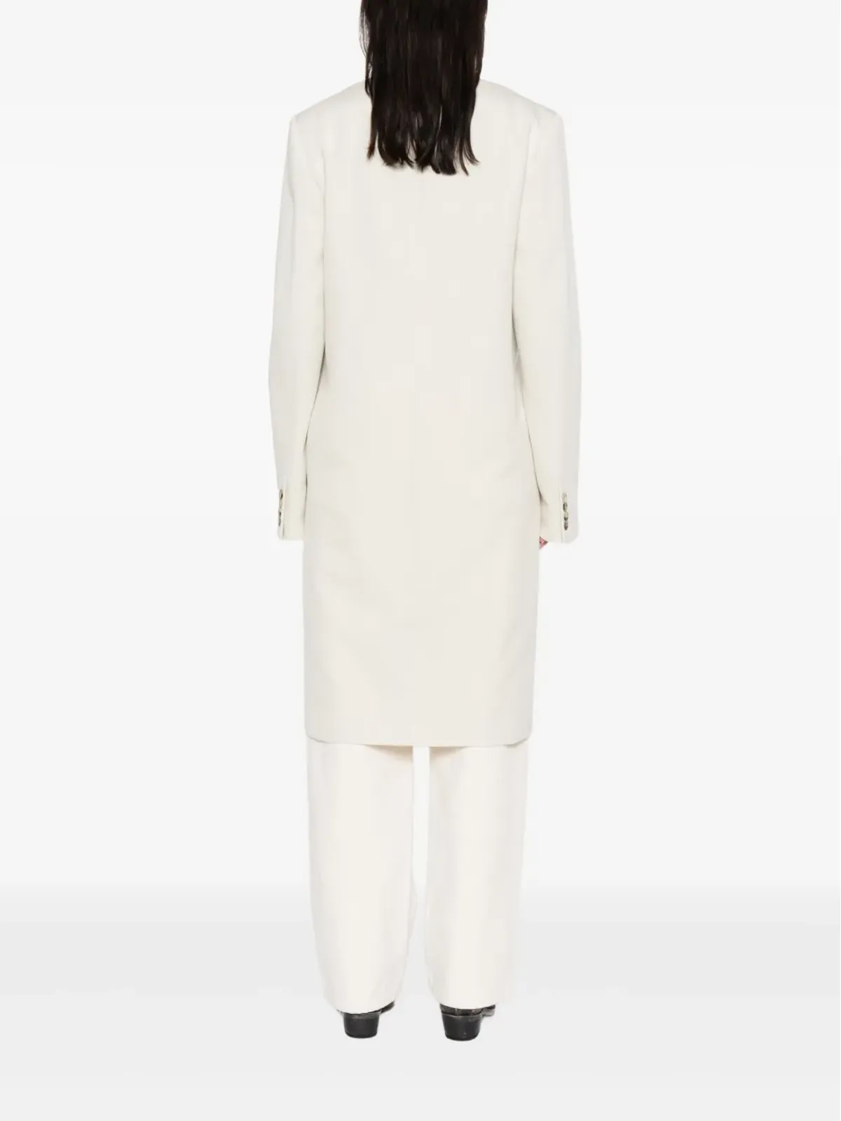 CALVIN KLEIN COLLECTION エブリン ショールカラー コート - 画像4