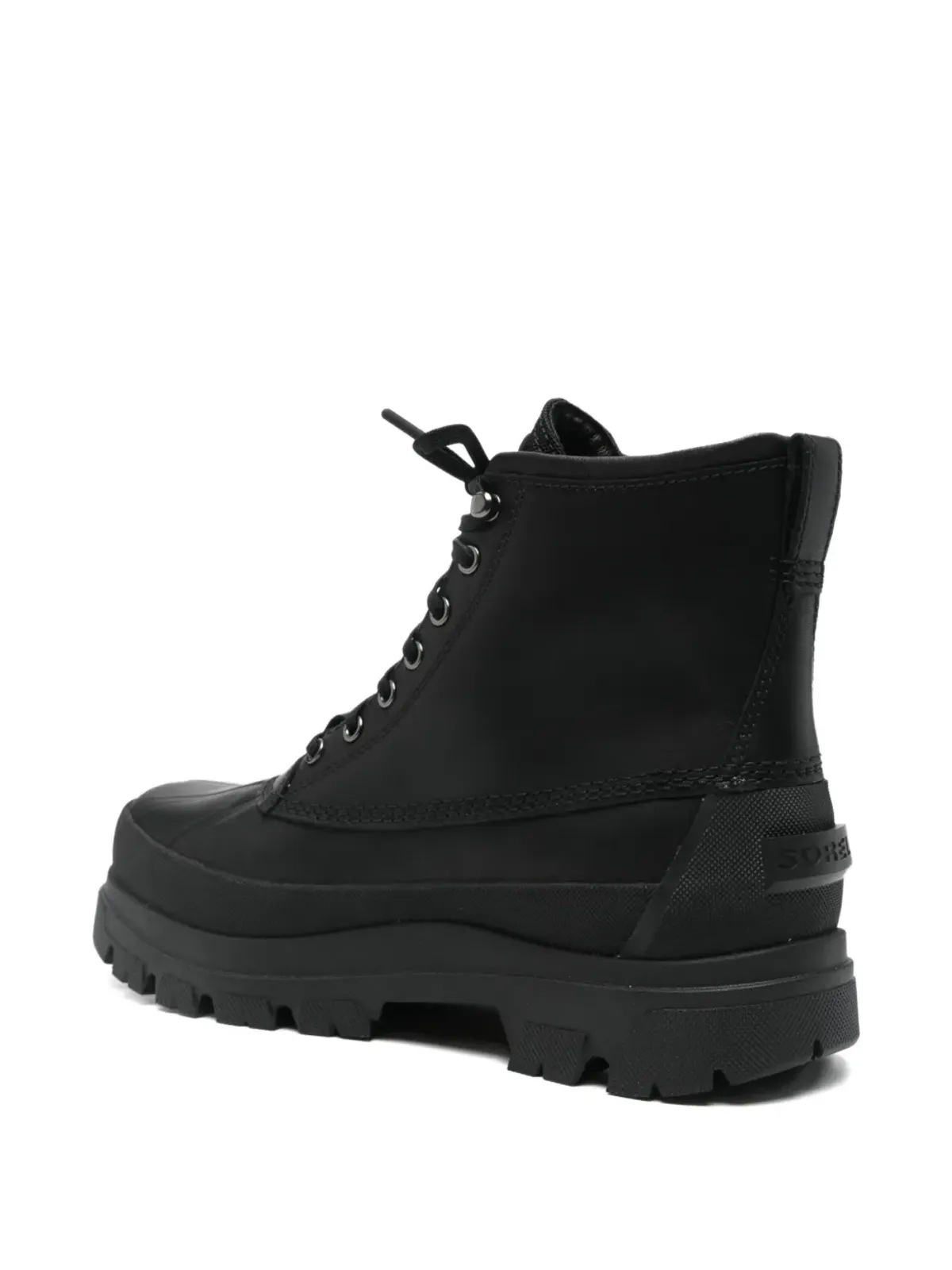 SOREL Daystorm レースアップレザーブーツ ブラック - 画像3