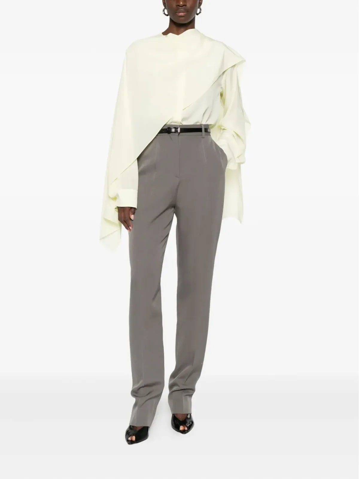 CALVIN KLEIN COLLECTION キキ レイヤード ブラウス - 画像2