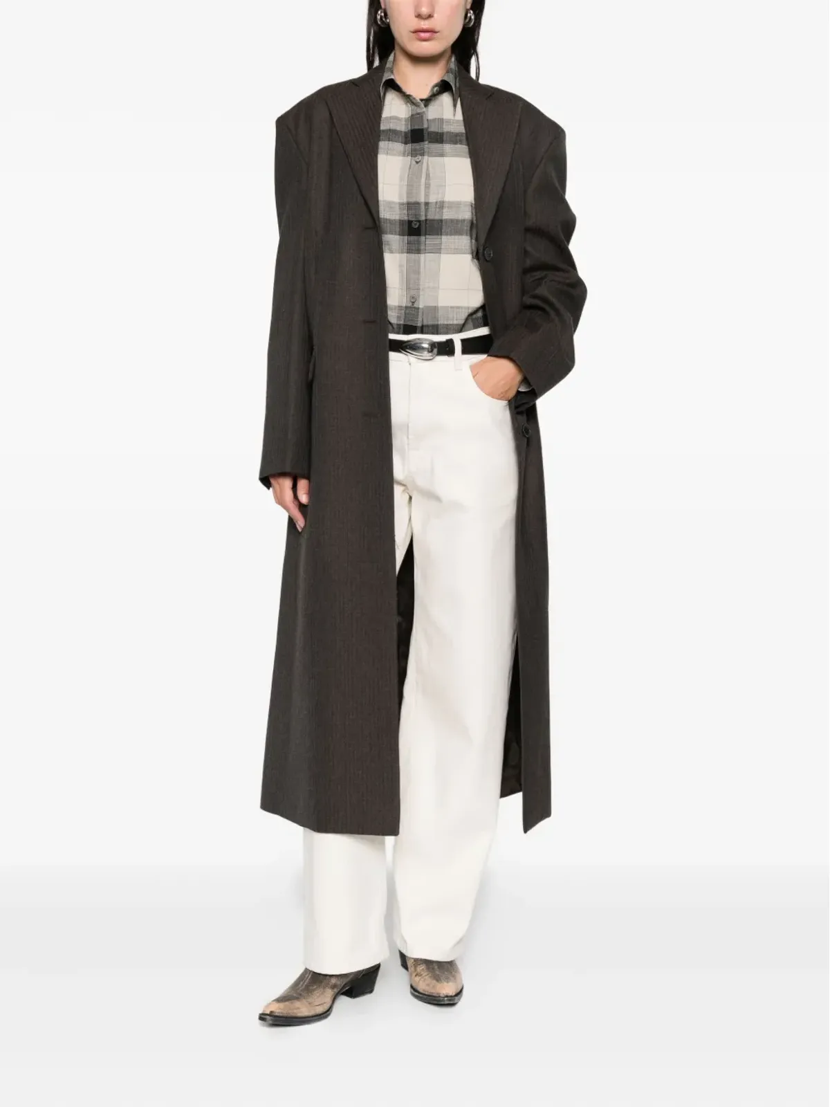 CALVIN KLEIN COLLECTION ブルック ポケットコート - 画像2