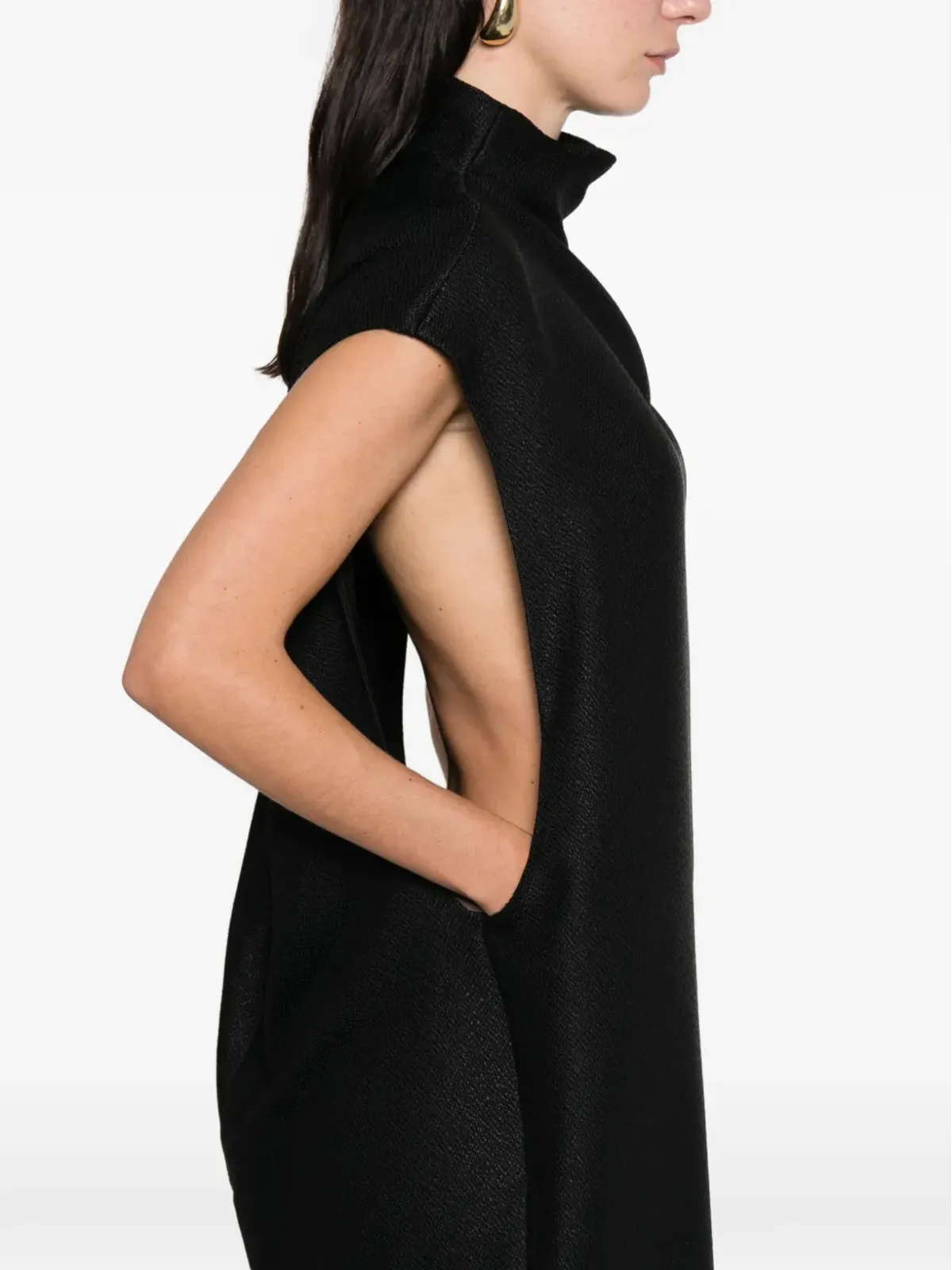 CALVIN KLEIN COLLECTION Thea モックネック マキシドレス - 画像5