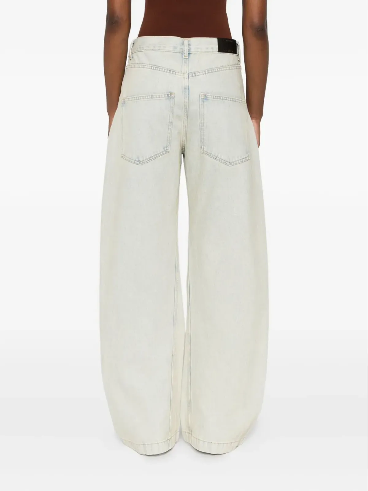 CALVIN KLEIN COLLECTION ワイドレッグデニムジーンズ - 画像4