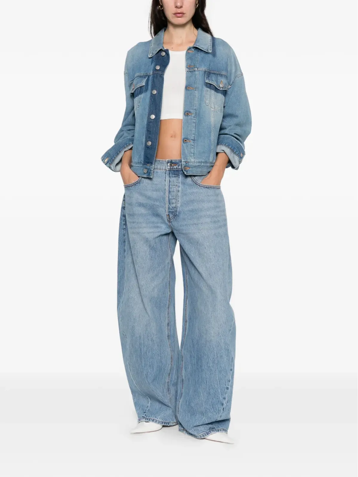 CALVIN KLEIN COLLECTION パメラ クロップトップ - 画像2