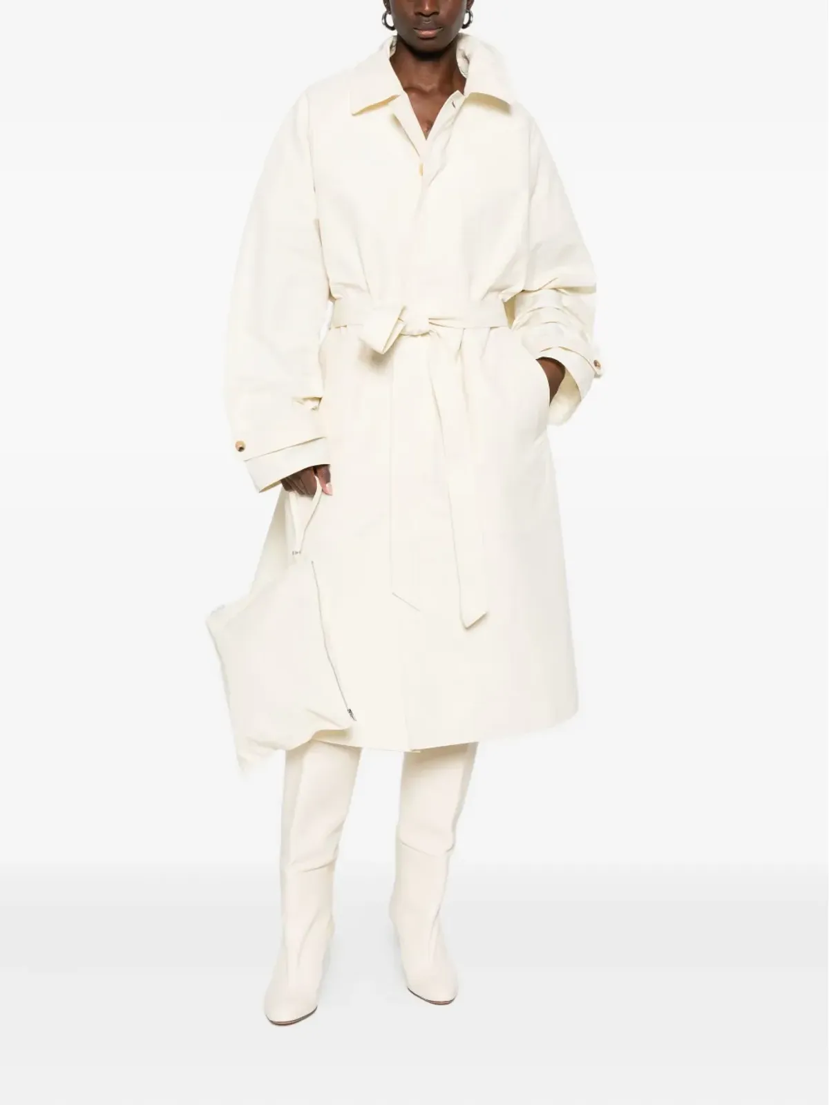 CALVIN KLEIN COLLECTION マリソル ベルトコート - 画像2