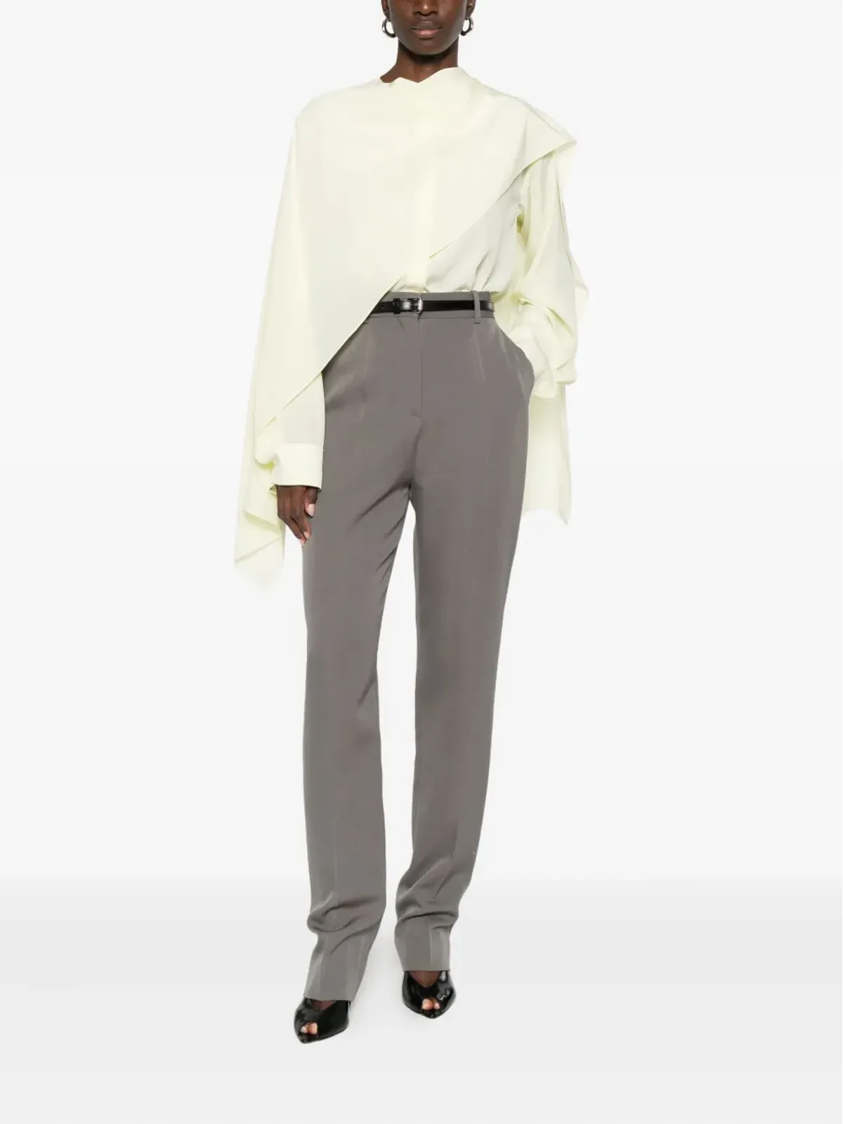 CALVIN KLEIN COLLECTION ルチア ストレートレッグパンツ - 画像2