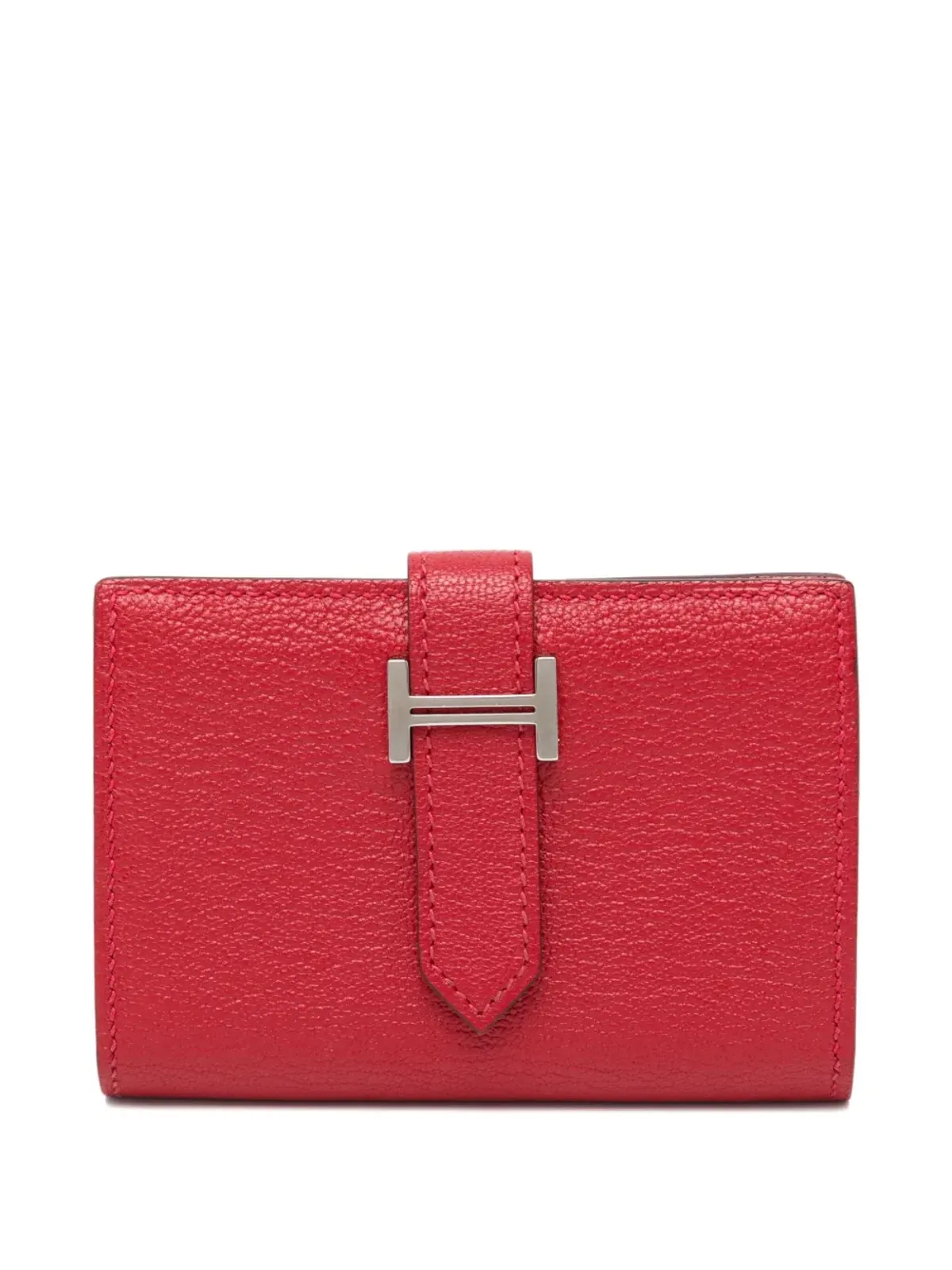 Hermès Pre-Owned ベアンウォレット レッド - 画像1