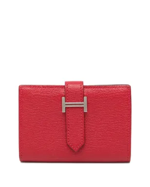 Hermès Pre-Owned ベアンウォレット レッド - サムネイル1