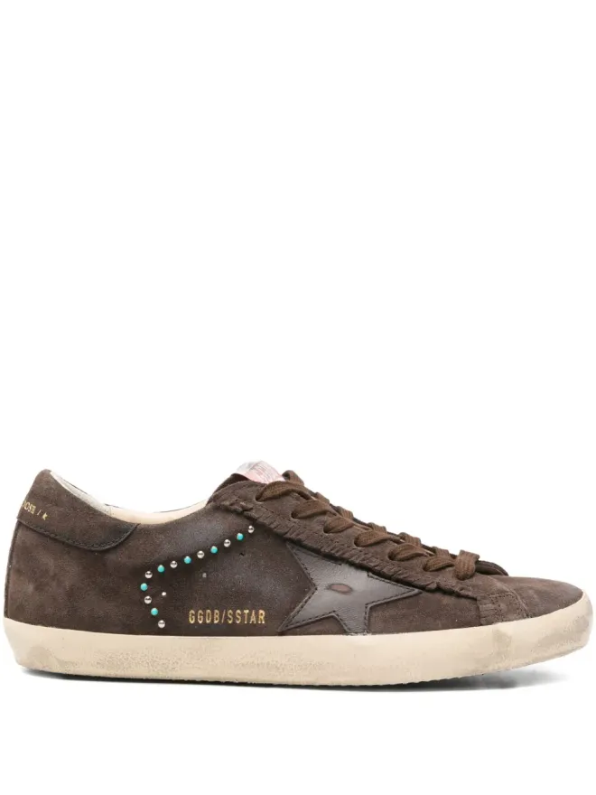 Golden Goose Golden Goose スエードスタッズ付きスター・スニーカーの商品画像