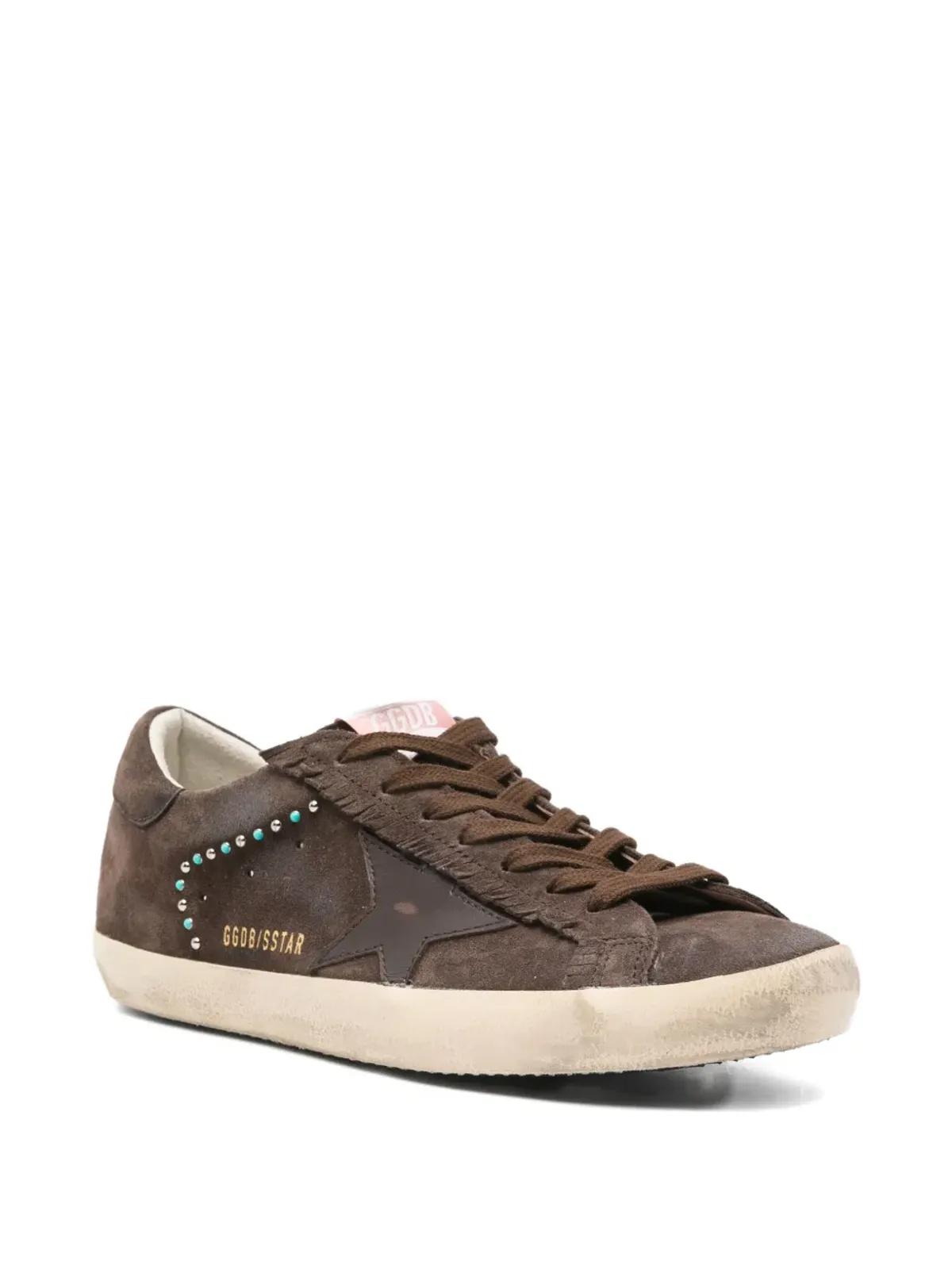 Golden Goose スエードスタッズ付きスター・スニーカー - 画像2