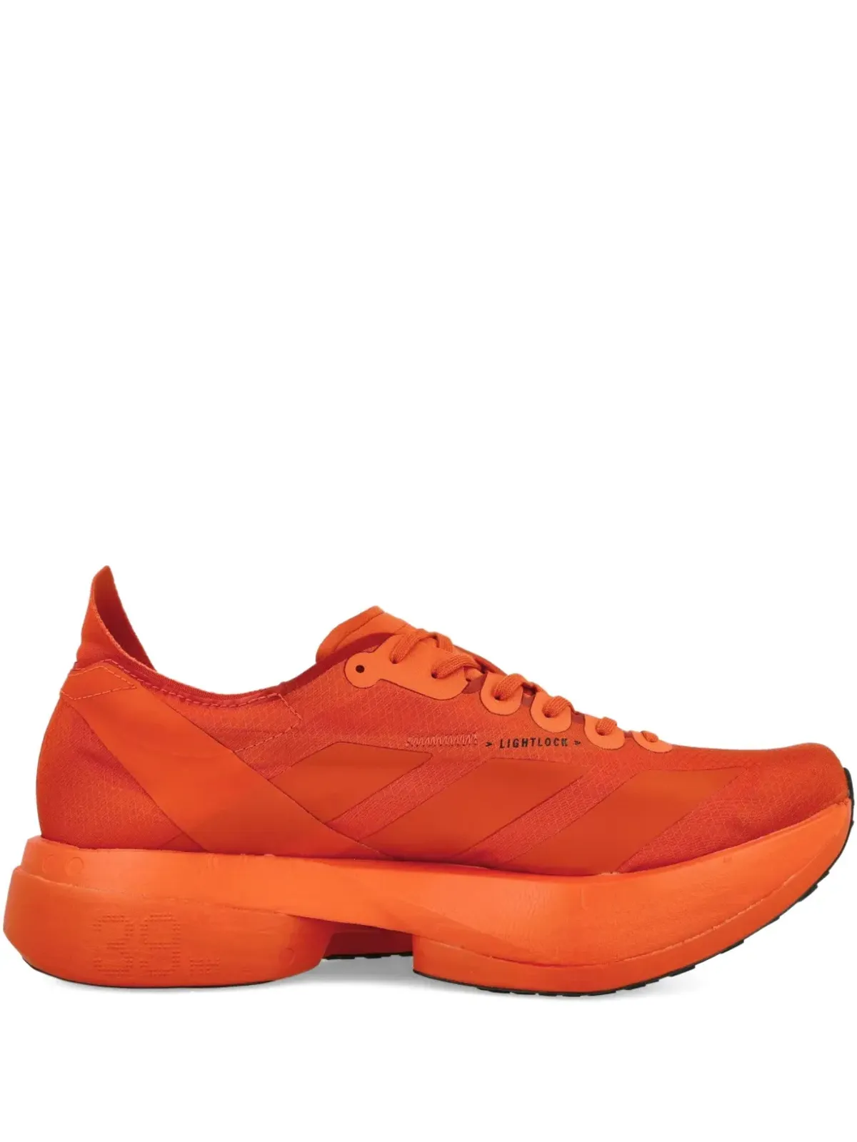 Y-3 三本ストライプディテール スニーカー - オレンジ - 画像1