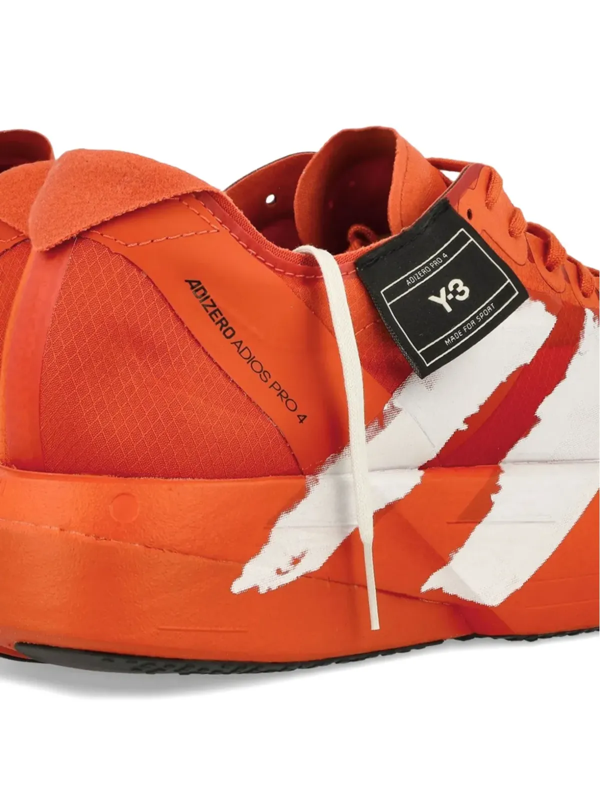Y-3 三本ストライプディテール スニーカー - オレンジ - 画像5