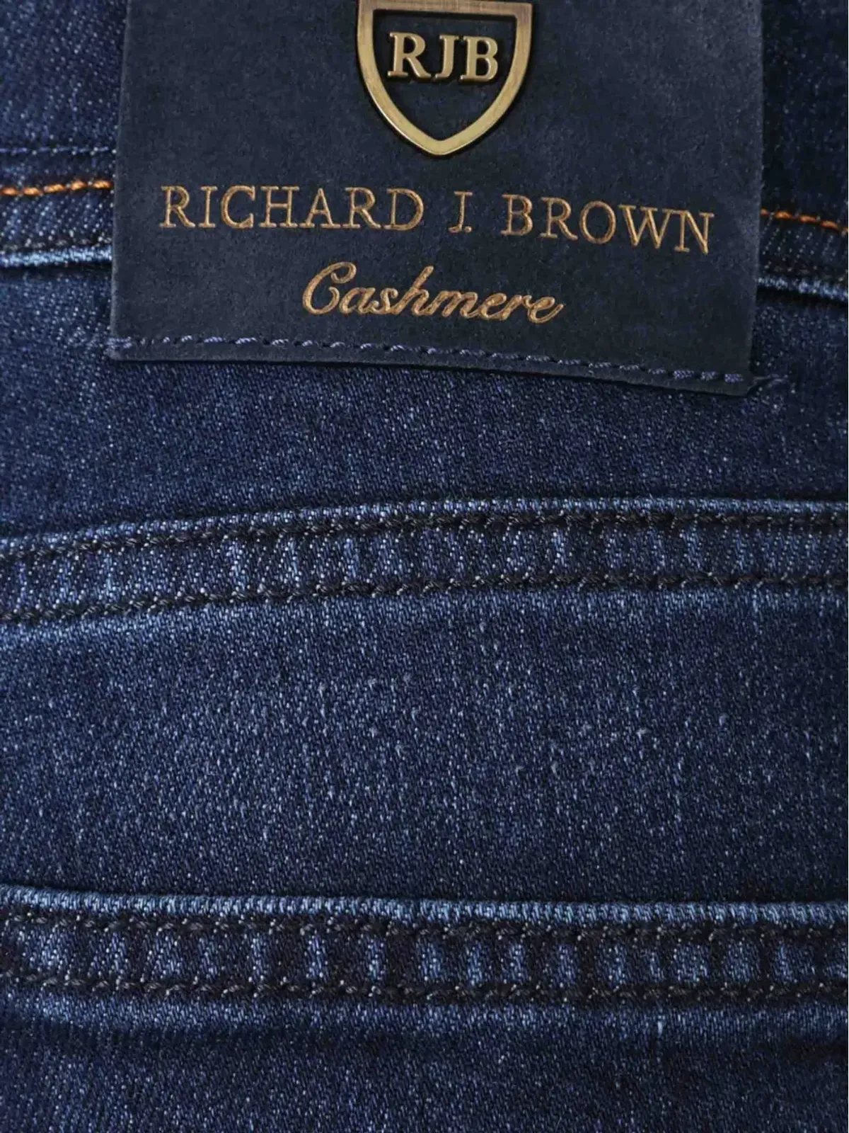 Richard J. Brown 刺繍ポケットジーンズ - ブルー - 画像4