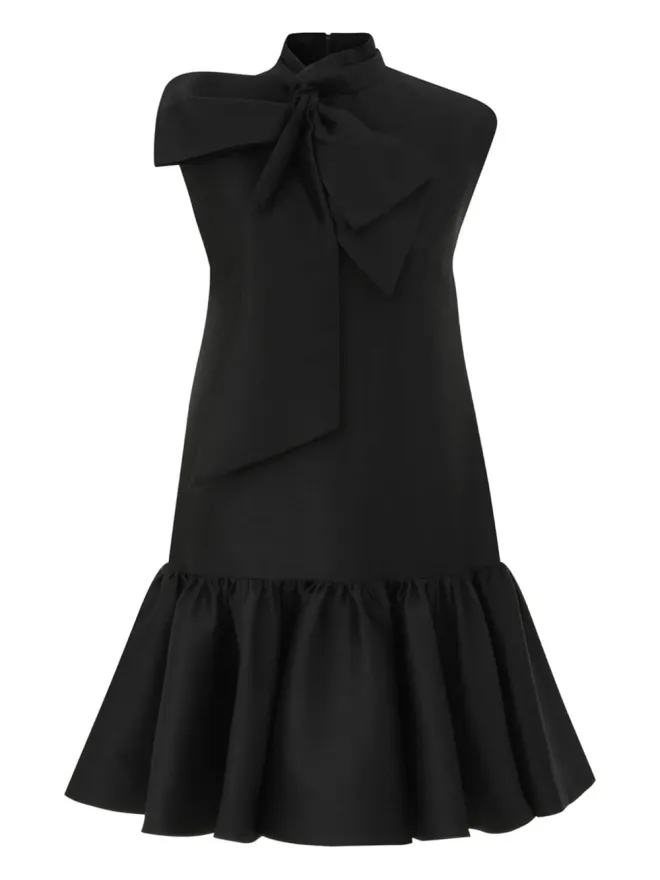 Zimmermann ZIMMERMANN タイネック・フレア・ミニドレスの商品画像