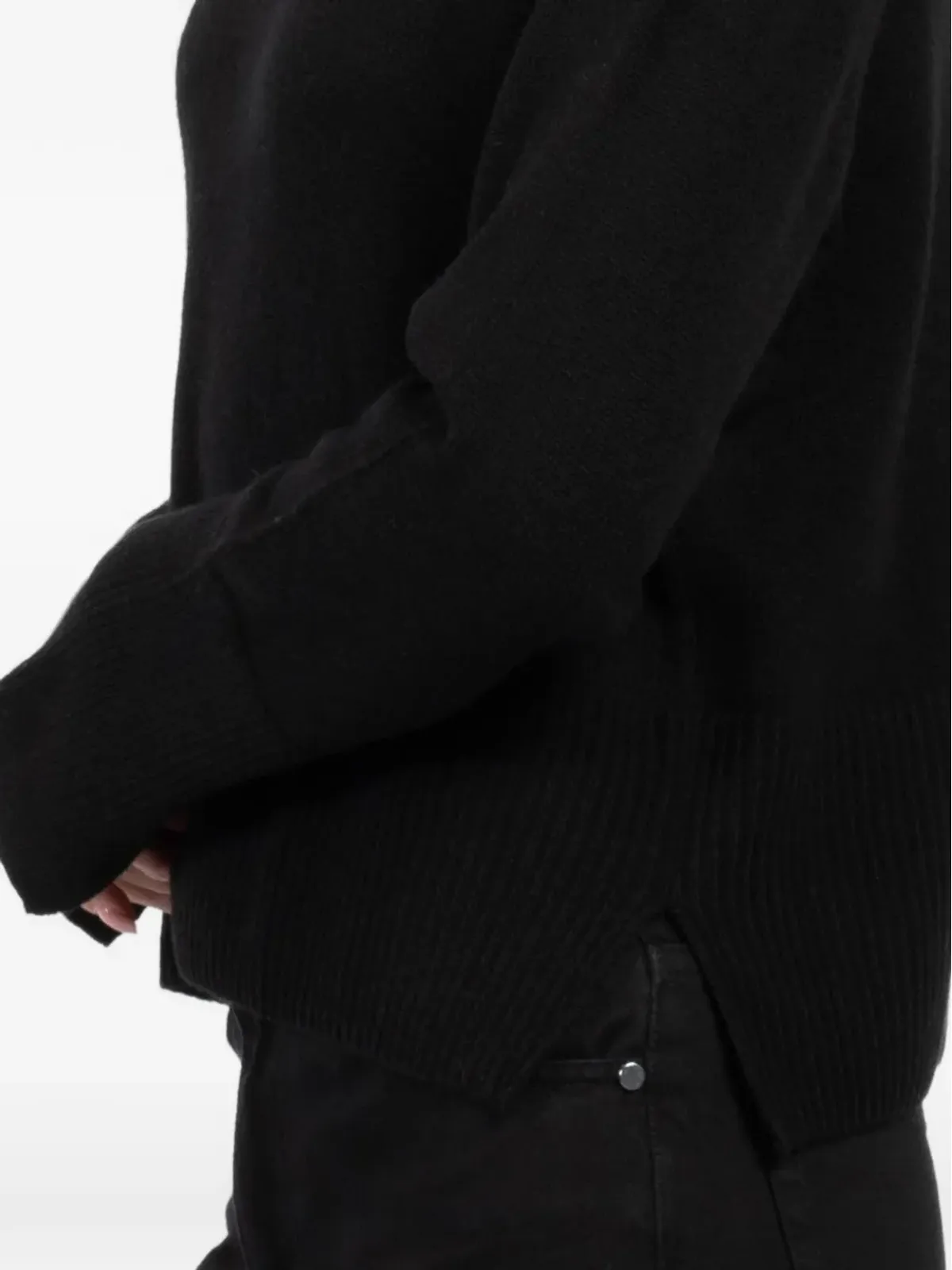 Autumn Cashmere クルーネック スリットカフ セーター - 画像5
