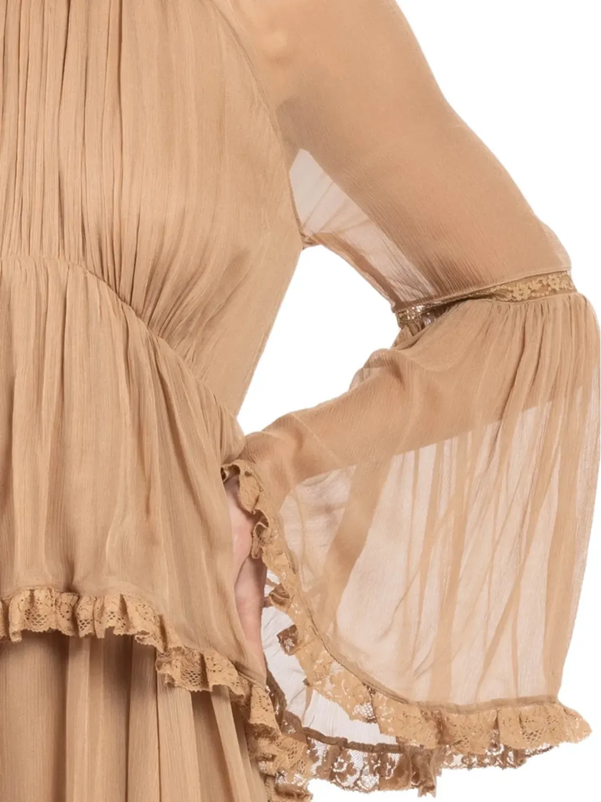 ZIMMERMANN ヒプノティック アシンメトリックヘム ミディドレス - 画像5