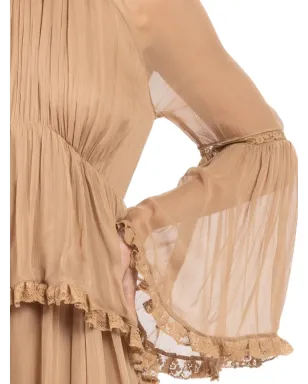 ZIMMERMANN ヒプノティック アシンメトリックヘム ミディドレス - サムネイル5