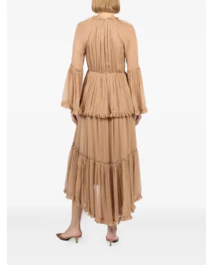 ZIMMERMANN ヒプノティック アシンメトリックヘム ミディドレス - サムネイル4
