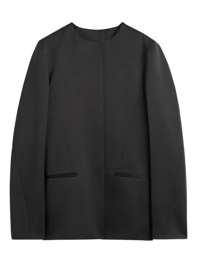 TOTEME TOTEME round-neck jacket - Blackの商品画像