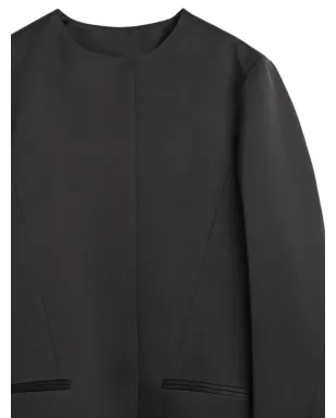 TOTEME round-neck jacket - Black - サムネイル2
