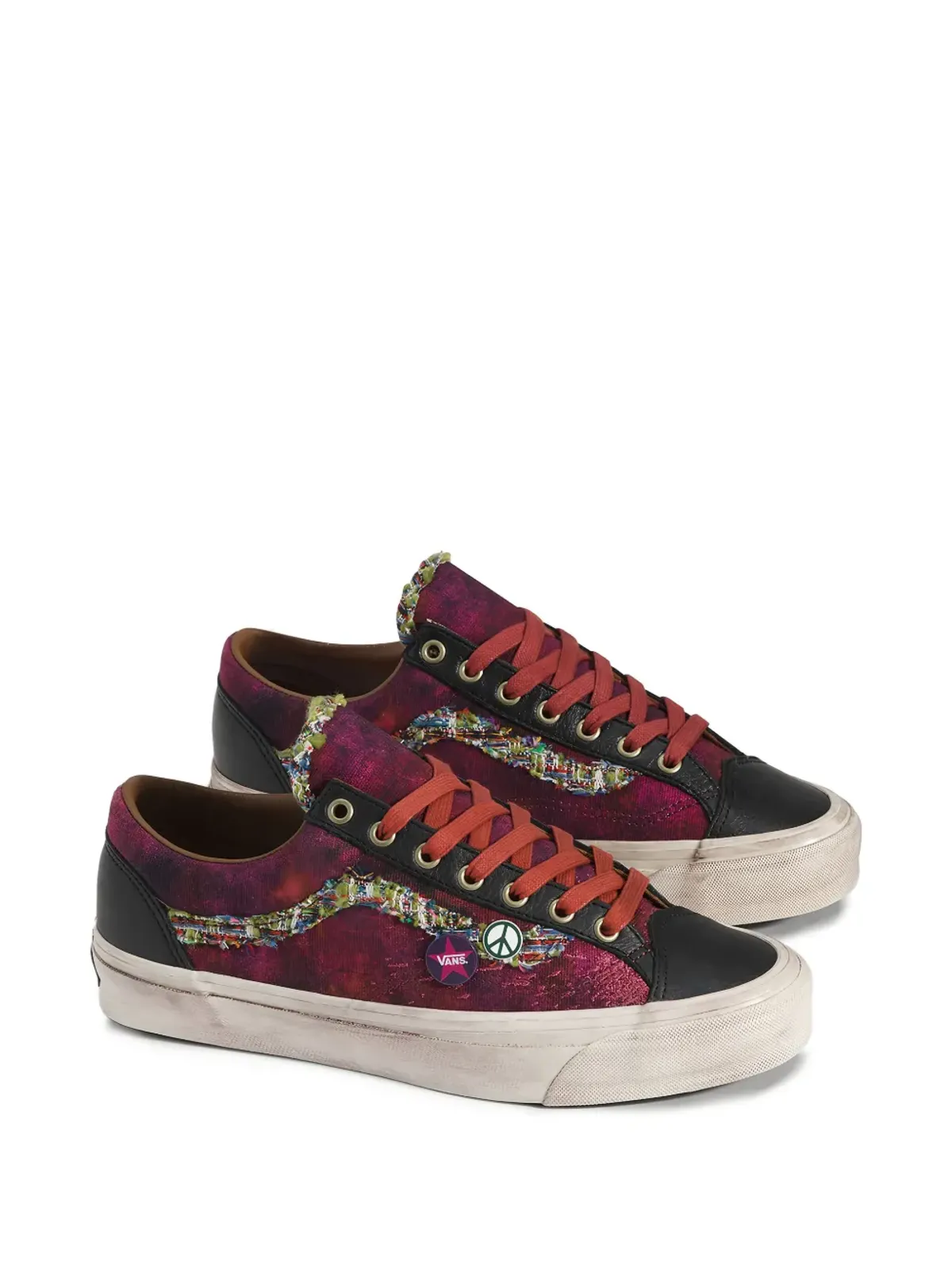 Vans Old Skool Burgundy/Black スニーカー - 画像2