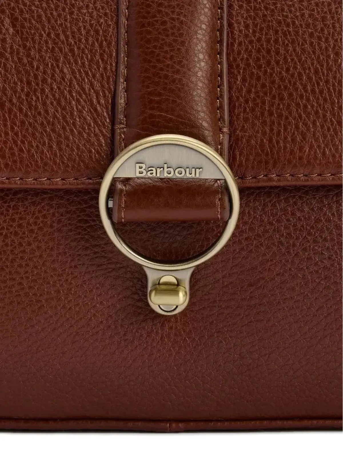 Barbour Rosa レザー クロスボディバッグ - ブラウン - 画像4