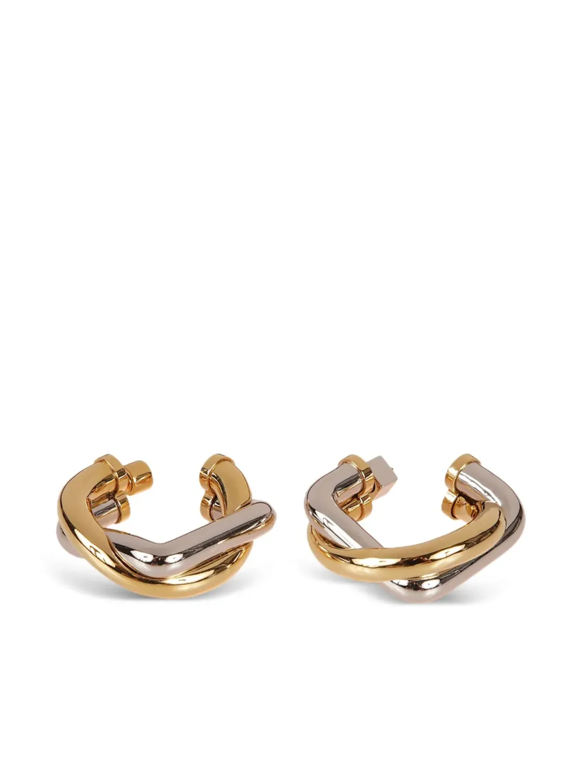 Jacquemus ダッポ・ツイストフープピアス - Gold - 画像1
