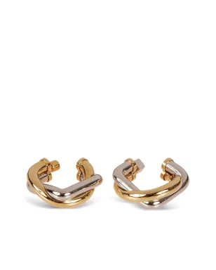 Jacquemus ダッポ・ツイストフープピアス - Gold - サムネイル1