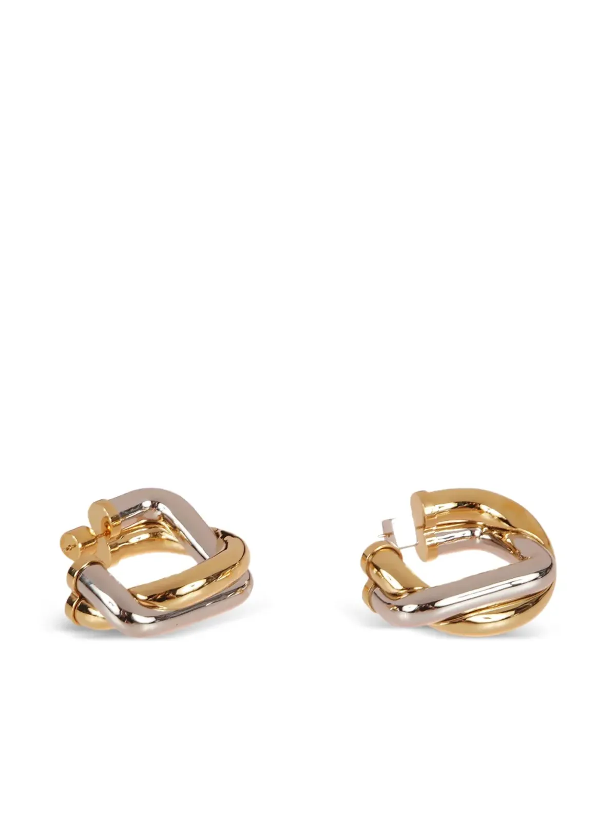 Jacquemus ダッポ・ツイストフープピアス - Gold - 画像2