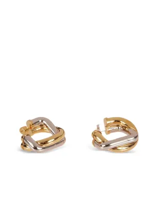Jacquemus ダッポ・ツイストフープピアス - Gold - サムネイル2