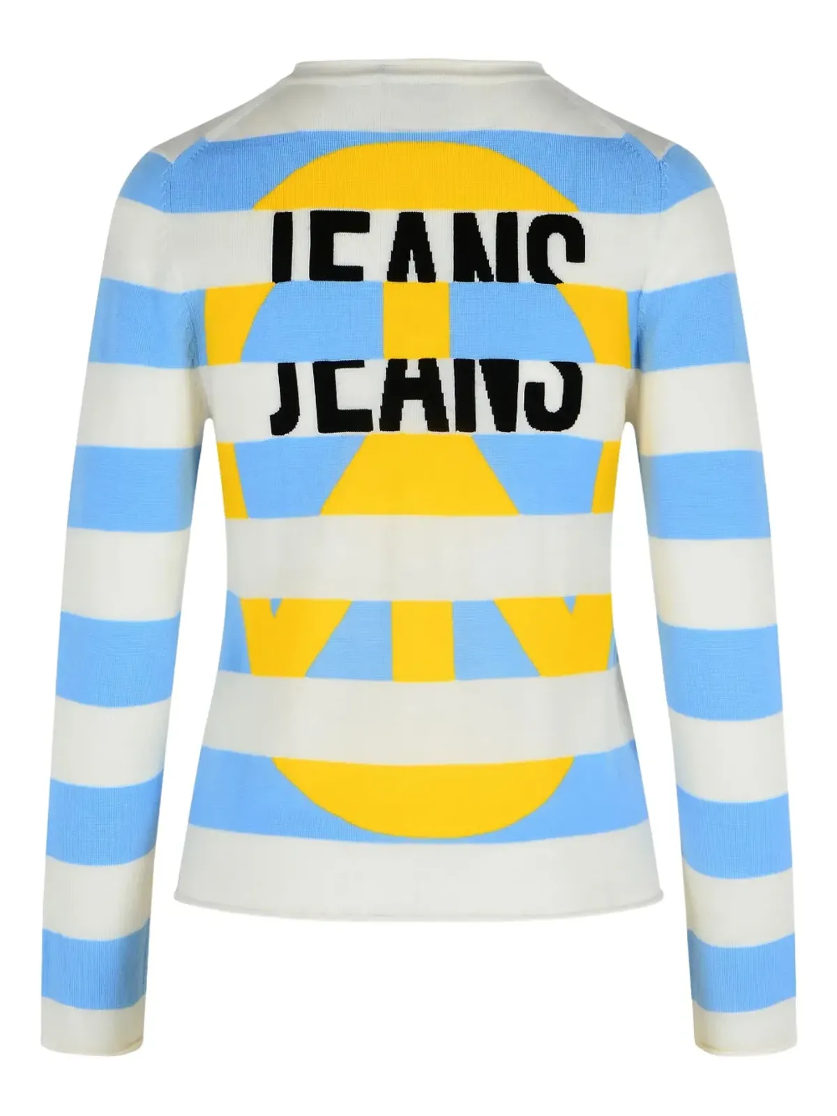 MOSCHINO JEANS ハートロゴ入りストライプセーター - 画像2